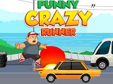Funny crazy runner
